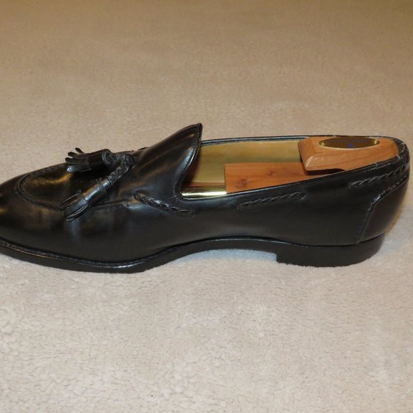 Edward Green x Paul Stuart Belgravia Black Leather Tassel Loafer 184 Last 11.5 B main image 7